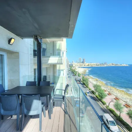 Large 3 Bedroom With Seafront Balcony Ddif1-5 スリーマ